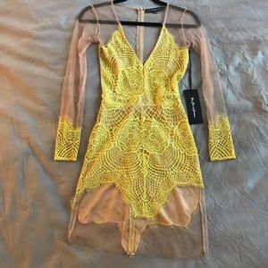 NWT For Love and  Lemons  “Antigua” Mini Dress